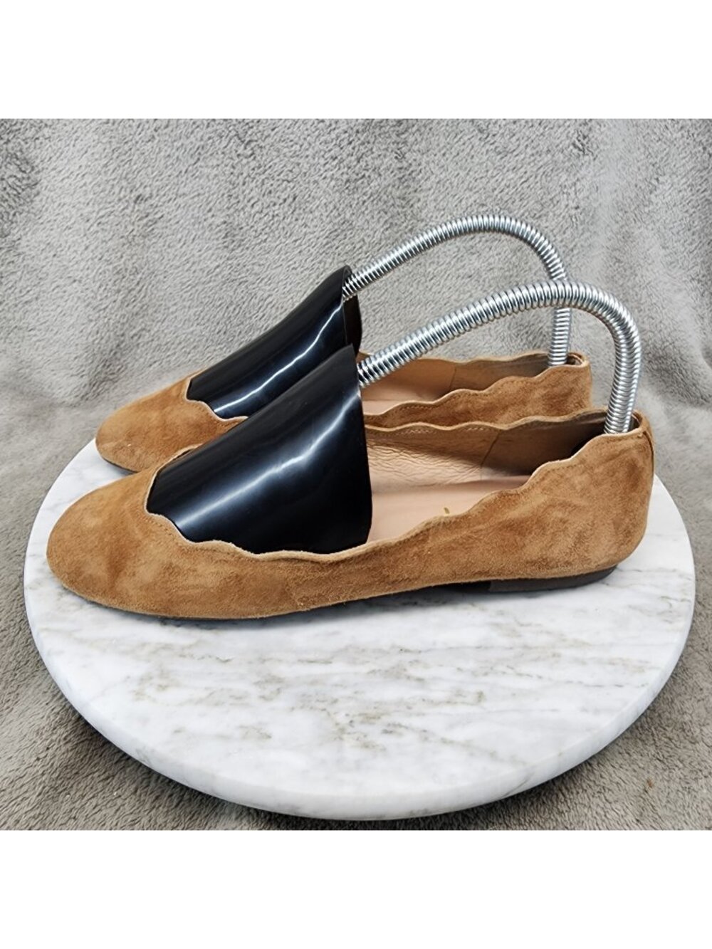 fs/ny Shoes Womens Size 6 Brown Suede Slip On Loafer Flats *Read* - Picture 1 of 12